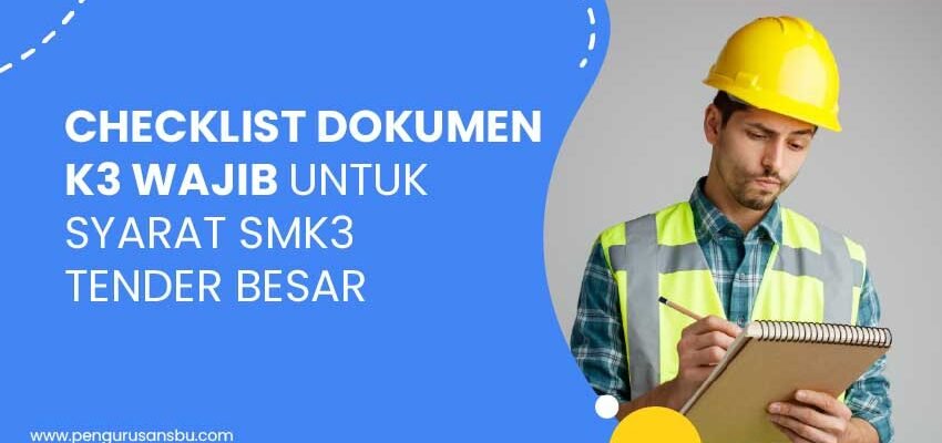checklist dokumen k3 tender